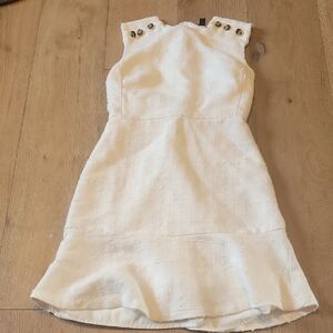 Ann Taylor White Dress Size 4